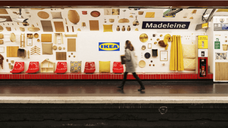 【品牌行銷】把沙發、臥室搬進地鐵站?IKEA 在巴黎地鐵站大秀行銷創意