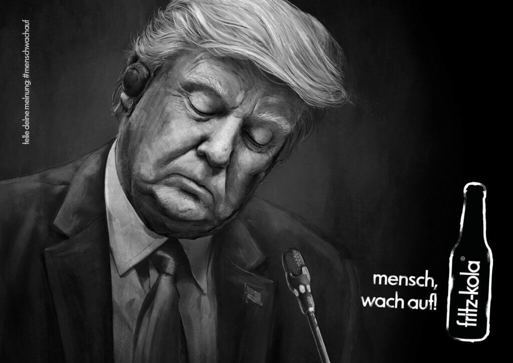 fritz-kola-mensch-wach-auf-trump-1024x725